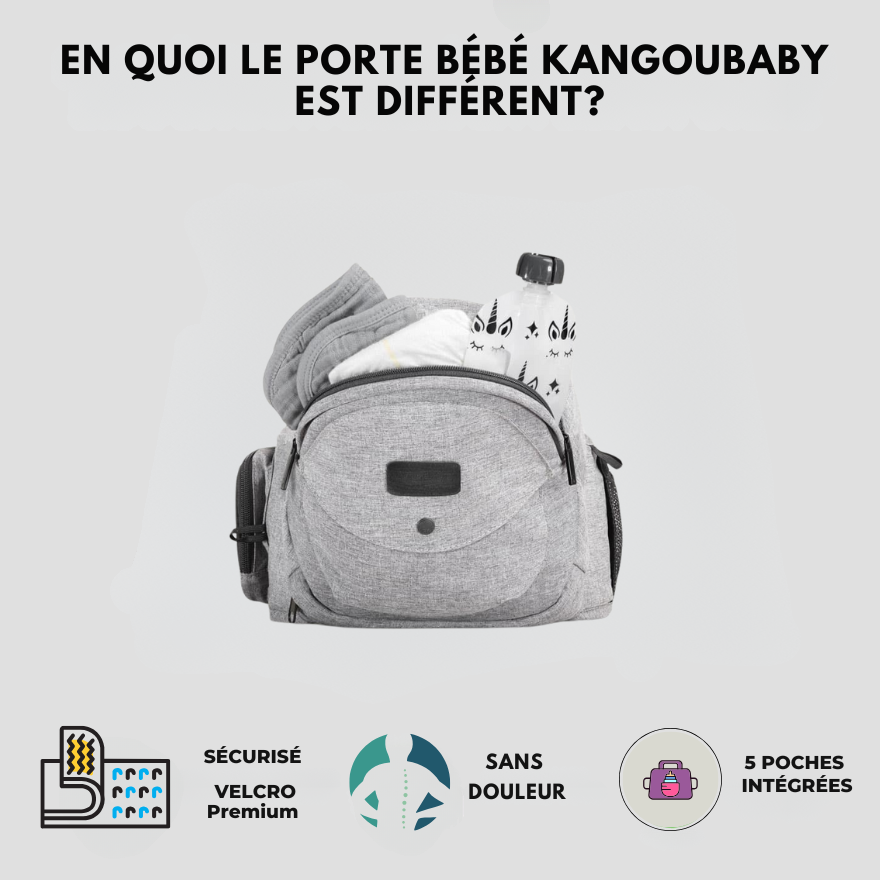 Kangoubaby™  Porte-bébé ergonomique certifié