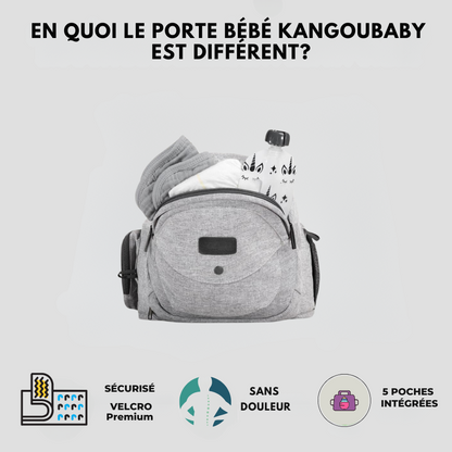 Kangoubaby™  Porte-bébé ergonomique certifié